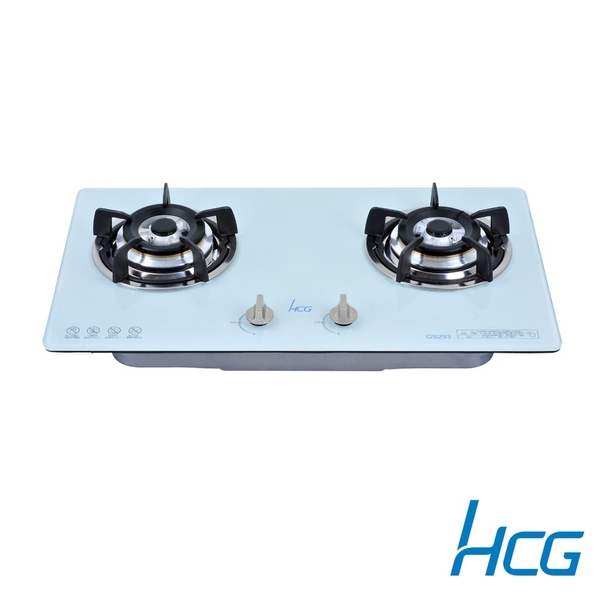 和成 HCG 檯面式3級二口瓦斯爐 GS293 含基本安裝配送
