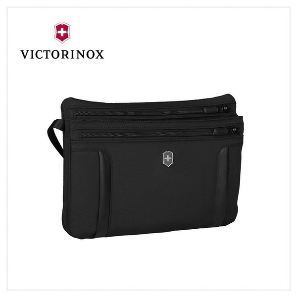 *【Victorinox 瑞士維氏】Lifestyle Compact CrossBody Bag 小型斜背包/黑(611079)