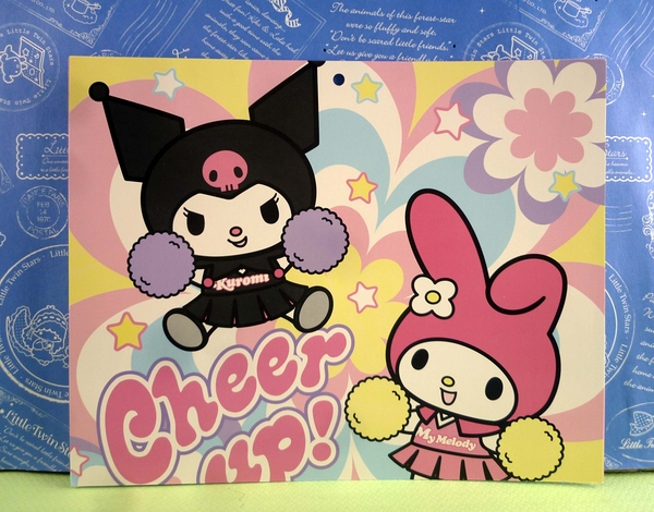 【震撼精品百貨】My Melody 美樂蒂~卡片_庫洛米&MM_啦啦隊