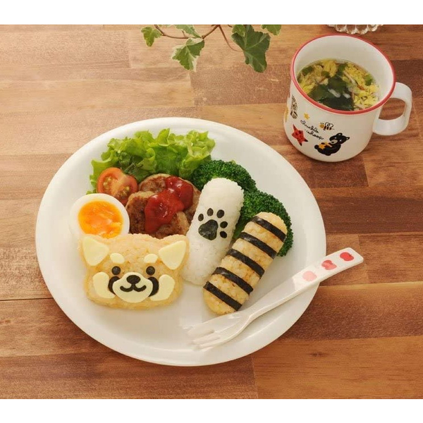 asdfkitty*特價 日本 ARNEST 浣熊 飯糰模型 含 棒飯糰模型 海苔切模起司-正版商品 product thumbnail 6