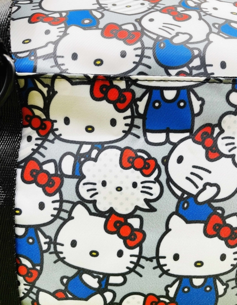 【震撼精品百貨】Hello Kitty 凱蒂貓~日本Sanrio三麗鷗 KITTY POSE手提斜背兩用包-滿版*15061 product thumbnail 2