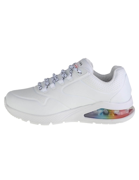 Skechers Uno Hi-Thin Air 女 休閒 塗鴉 藝術家聯名款 155521WHT 白 彩虹 product thumbnail 2