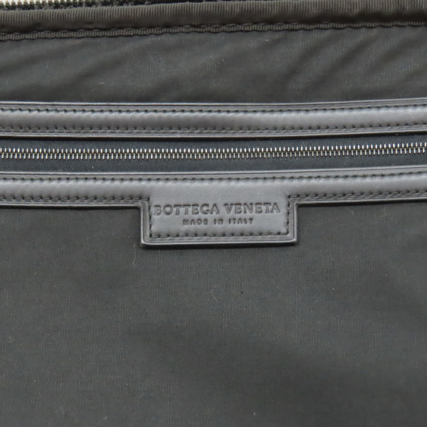 二手名牌BRAND OFF】BOTTEGA VENETA BV 寶緹嘉黑色牛皮編織行李箱