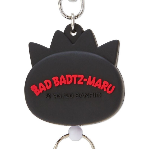 【震撼精品百貨】Bad Badtz-maru_酷企鵝~日本三麗鷗sanrio 酷企鵝矽膠伸縮鑰匙圈 (黑大臉款)*18974 product thumbnail 3