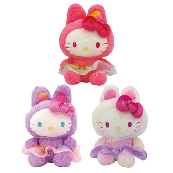 小禮堂 Hello Kitty 絨毛玩偶娃娃 S (兔裝紗裙款)