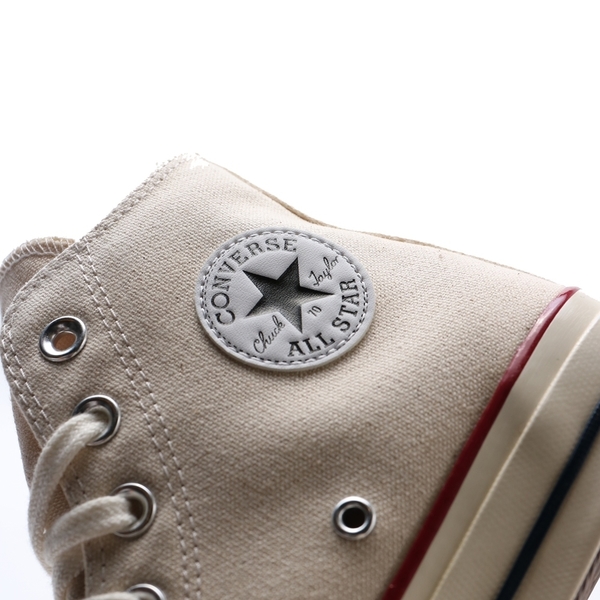 CONVERSE 70S 1970 CHUCK TAYLOR ALL STAR 米白 奶油頭 黑標 帆布鞋 高筒 男女 (布魯克林) 162053C product thumbnail 5