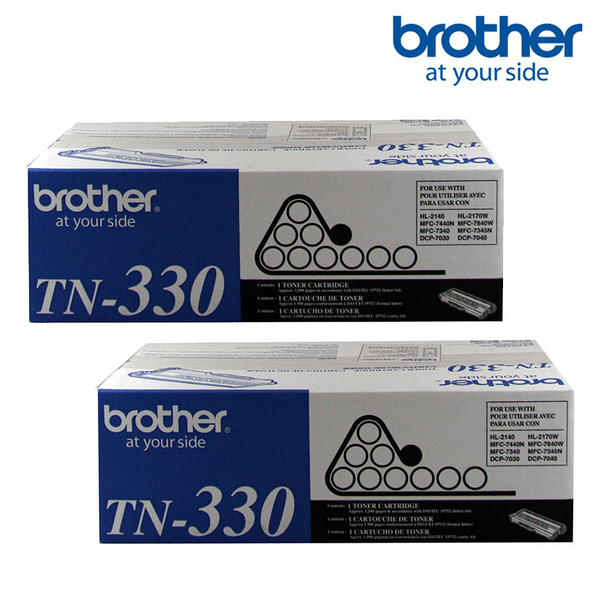 Brother TN-330 原廠碳粉匣(2入)