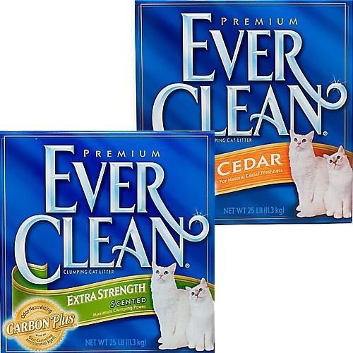 【培菓幸福寵物專營店】美國【EverClean】EVER 超強除臭結塊貓砂1盒- 25LB