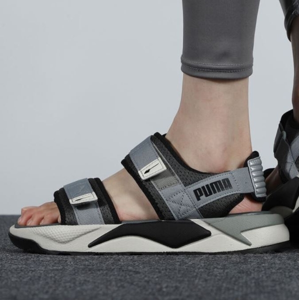 PUMA涼鞋 RS-Sandal 男女款灰黑色休閒涼拖鞋 37486204 product thumbnail 2