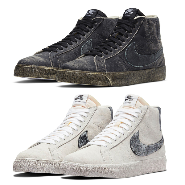 五折出清】Nike SB ZOOM BLAZER MID PRM 男鞋休閒高筒仿舊【運動世界