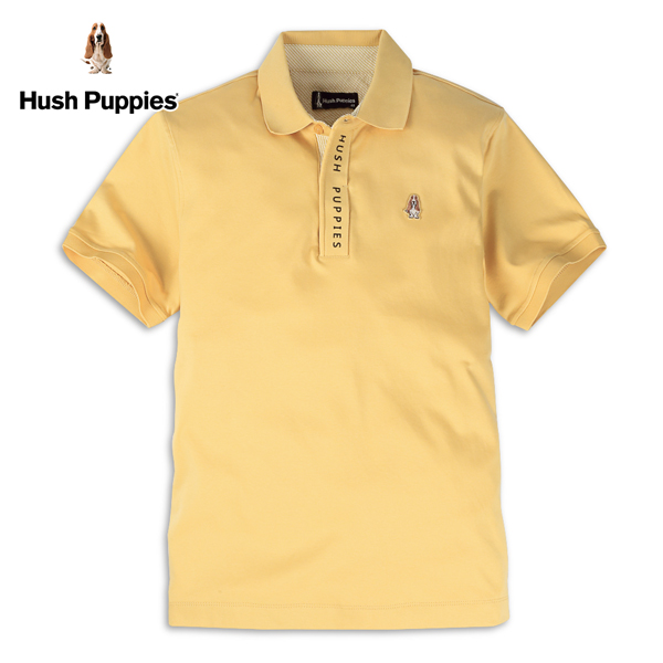 Hush Puppies POLO衫 男裝涼感素面修身短袖POLO衫