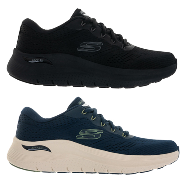 Skechers 休閒鞋 男鞋 ARCH FIT 2.0 黑/藍【運動世界】232700BBK/232700NVY product thumbnail 2