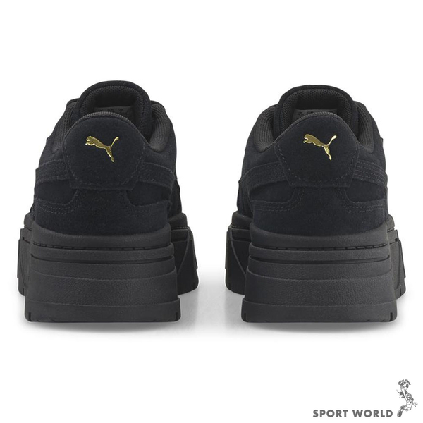 PUMA Mayze Stack Suede 女鞋 休閒 厚底 增高 麂皮 黑 38398301 product thumbnail 5