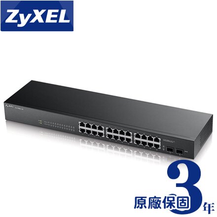ZyXEL 合勤 GS1900-24 24埠Gigabit+2埠光纖智慧型管理交換器 product thumbnail 2