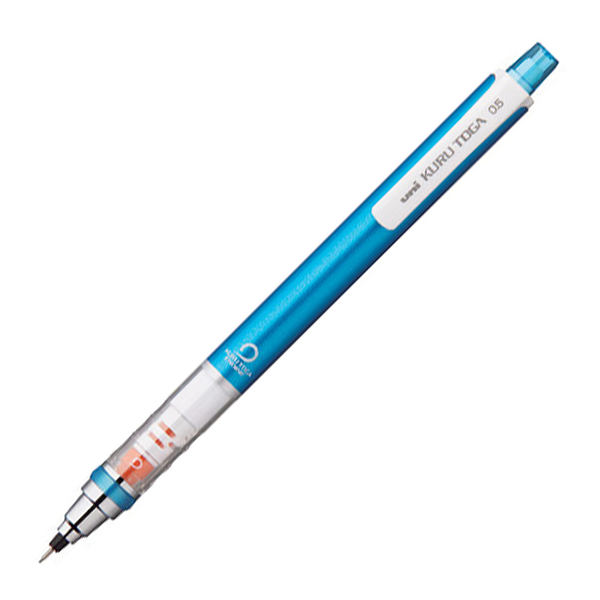 Uni 三菱 KURU TOGA 360度自動旋轉鉛筆0.5(M5-450)-藍