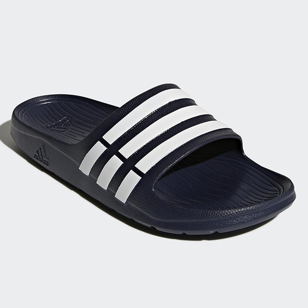 Adidas DURAMO SLIDE 拖鞋 男鞋 女鞋 一體成型 防潑水 沙灘 深藍 【運動世界】 G15892 product thumbnail 3