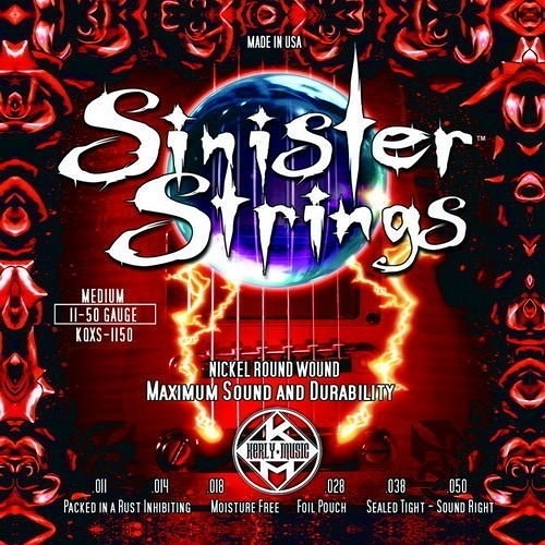 ☆ 唐尼樂器︵☆ Kerly Strings Sinister 系列冰火弦 KQXS-1150 (11-50) 美製電吉他弦