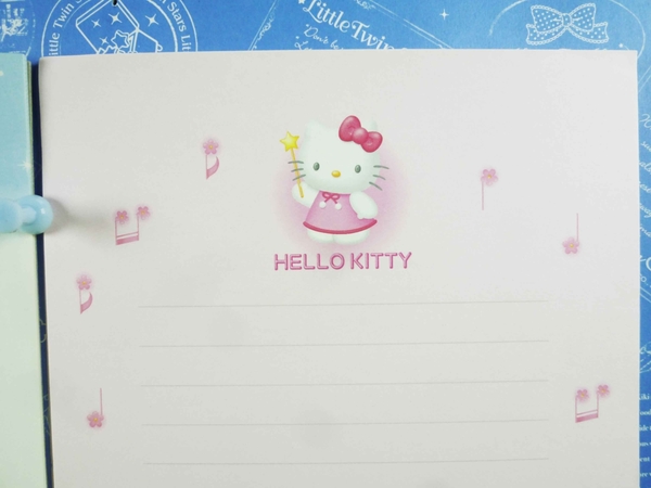 【震撼精品百貨】Hello Kitty 凱蒂貓~信紙組~雙色圖案(粉藍)【共1款】 product thumbnail 4