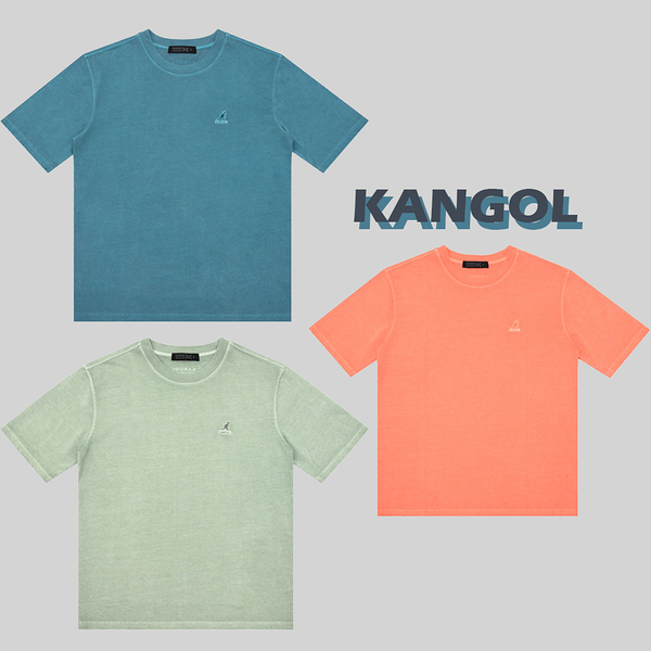 KANGOL 短袖 短T 橘 綠 藍 刺繡小LOGO 62251027-