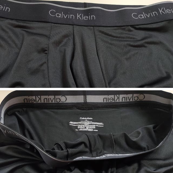 【CK】Calvin Klein 男內褲 四角男內褲 彈纖 中低腰 超值3件盒組／黑色紙盒版 product thumbnail 6