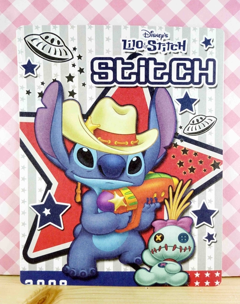 【震撼精品百貨】Stitch_星際寶貝史迪奇~卡片-牛仔