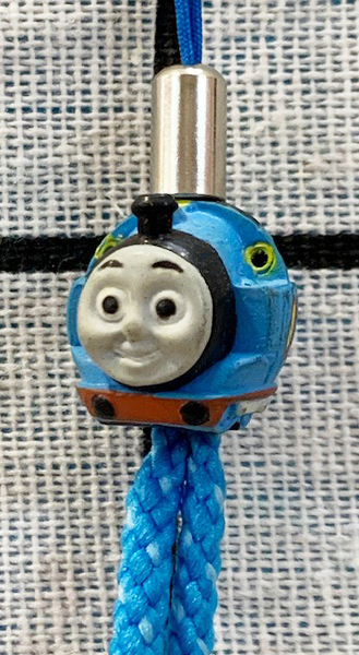 【震撼精品百貨】湯瑪士小火車_Thomas & Friends~湯瑪士手機吊飾/鑰匙圈-藍#84692
