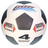 CASTER 4號足球 (橡膠五角黑格)/一個入(定250) 標準型 國小專用足球-群
