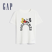 Gap男童 Gap x Disney 迪士尼系列純棉短袖T恤 696918-白色