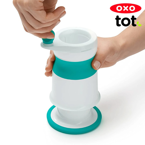 美國 OXO tot 好滋味研磨器-靚藍綠|副食品研磨 product thumbnail 5
