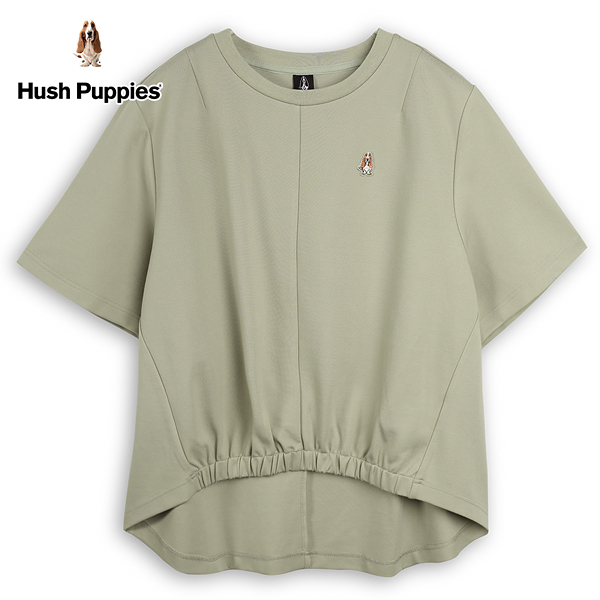 Hush Puppies 上衣 女裝素雅落肩剪裁短袖上衣