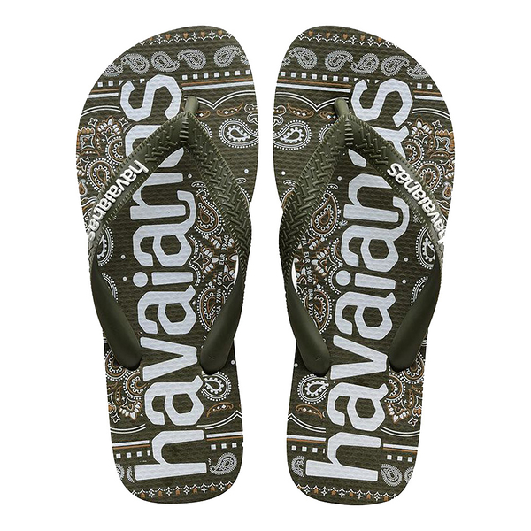 HAVAIANAS 哈瓦仕 TOP LOGOMANIA 墨綠 變形蟲 人字拖 夾腳拖 中性 41484490869U