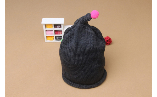 現貨－現貨特賣-寶寶可愛保暖毛線針織帽 護耳套頭帽 可愛尖尖頭帽
