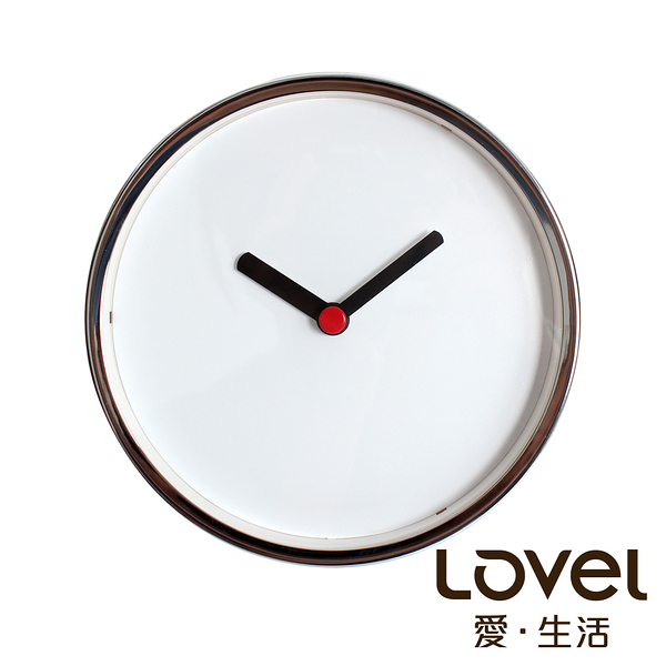 Lovel 16cm摩登復古鋁框靜音時鐘- 共3款