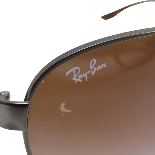 【二手名牌BRAND OFF】Ray Ban 雷朋 金橘色 PVC 霧面琥珀鏡架 太陽眼鏡 product thumbnail 5