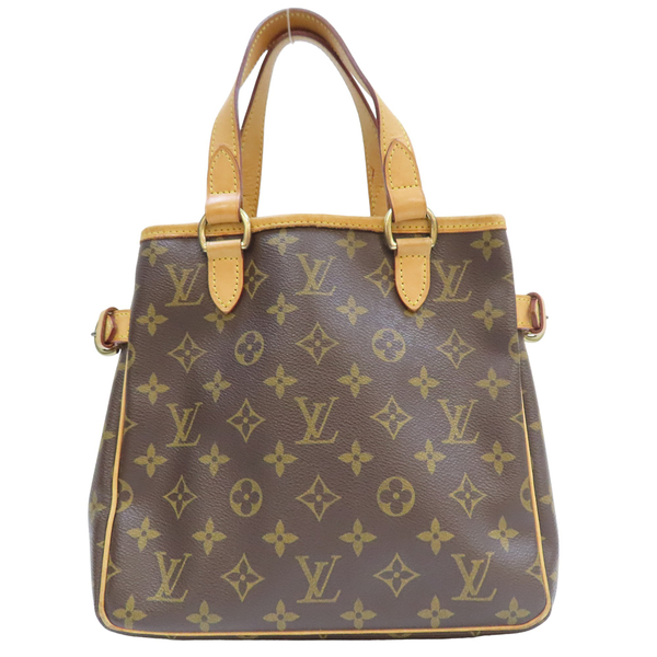 【二手名牌BRAND OFF】LOUIS VUITTON 路易威登 棕色 原花 PVC塗層帆布 手提包 M51156