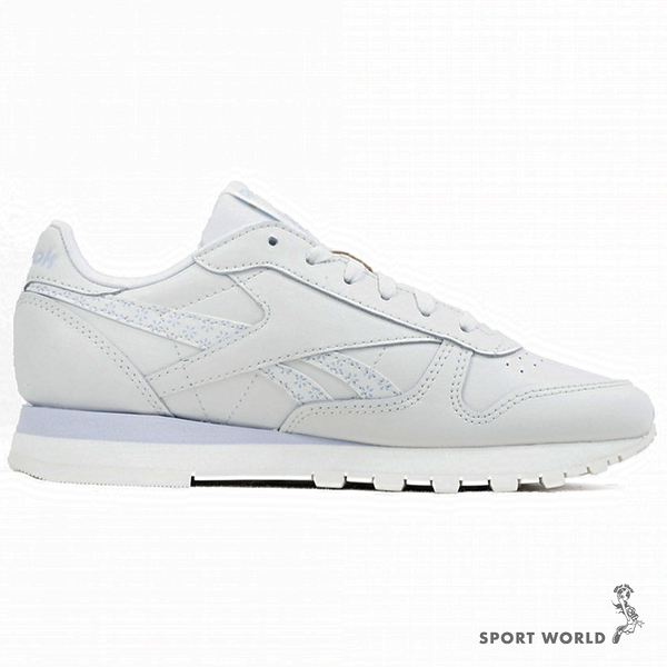 Reebok 休閒鞋 女鞋 皮革 復古 CLASSIC LEATHER 白【運動世界】100074372