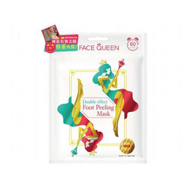 (2件$220)FaceQueen 神奇去角質雙效煥膚足膜(1入)【小三美日】D164677