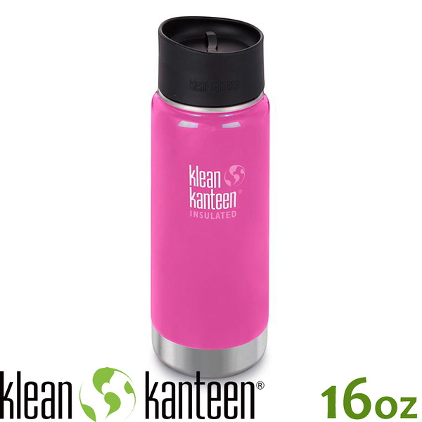 【KLEAN KANTEEN 美國 16盎司KK環形寬口保溫鋼瓶(54mm)《蘭花粉》】K16VWPCC/寬口瓶