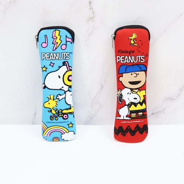 ﹝史努比不鏽鋼餐具2件組﹞正版 環保餐具 湯匙 筷子 附收納袋 SNOOPY〖LifeTime一生流行館〗 product thumbnail 2