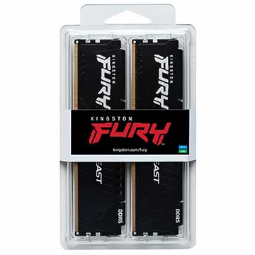 Kingston 金士頓Fury Beast DDR5 5200 32G(16Gx2) 桌機用超頻記憶體