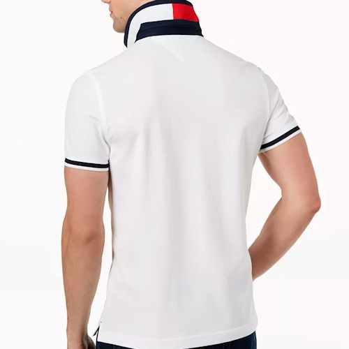 Tommy Hilfiger 男2021春夏新款修身Polo衫(白色) product thumbnail 2