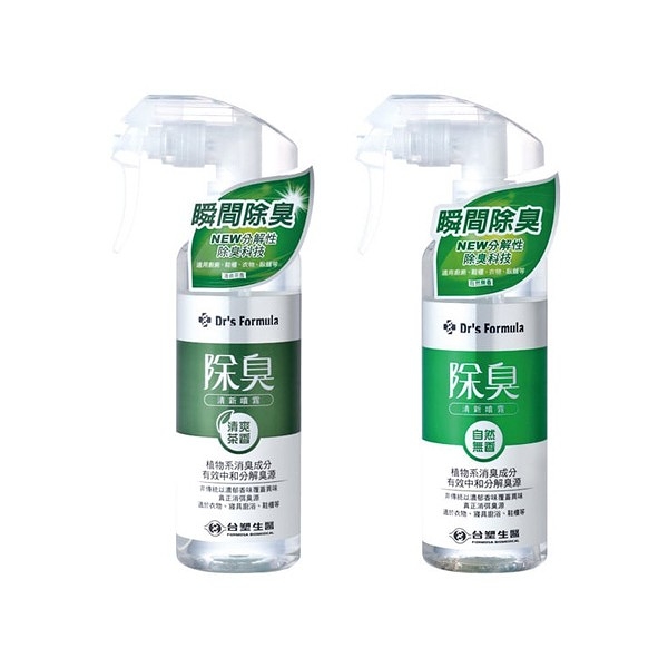 Drs Formula 台塑生醫 除臭清新噴霧(255g) 清爽茶香/自然無香 兩款可選【小三美日】D618408