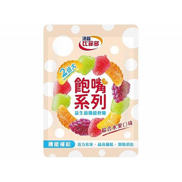 比菲多 飽嘴軟糖(綜合水果)72g【小三美日】 product thumbnail 2