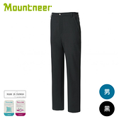 【Mountneer 山林 男SOFT SHELL厚三層防風褲《黑》】M12S05/休閒褲/戶外褲/男褲/登山/防風