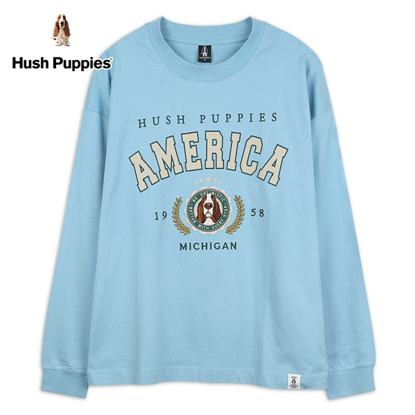 Hush Puppies T恤 男裝經典品牌刺繡圖標寬鬆T恤 product thumbnail 2