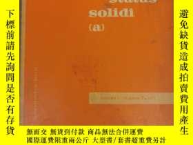 二手書博民逛書店physica罕見status solidi （a） volume 5 number 3 1971 （P2520）