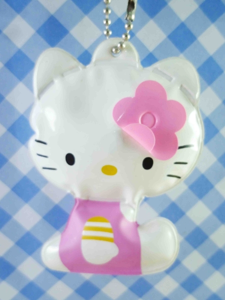 【震撼精品百貨】Hello Kitty 凱蒂貓~KITTY鑰匙圈-充氣粉座