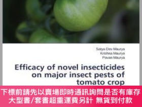 二手書博民逛書店英文原版罕見Efficacy of Novel Insecticides on Major Insect Pest