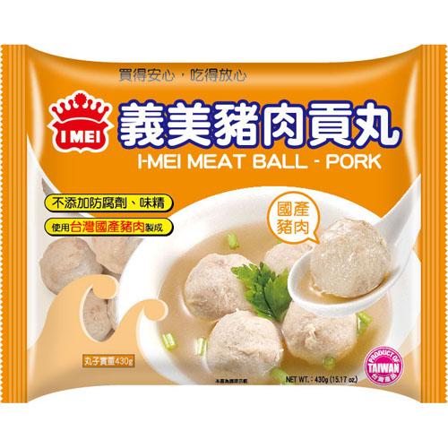 義美豬肉貢丸430g【愛買冷凍】 product thumbnail 2