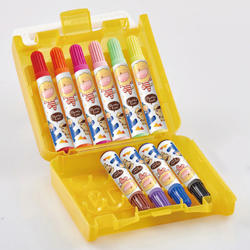 奶油獅 塑盒12色彩色筆 BLM-12 筆 彩色筆 文具 上色 繪畫 繪圖 美勞 美術【愛買】 product thumbnail 5